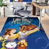 Beauty Beast Romance Carpet For Playroom Bedroom Living Room Sofa Home Decorkids Game Area Rug Nonslip Floor Mat