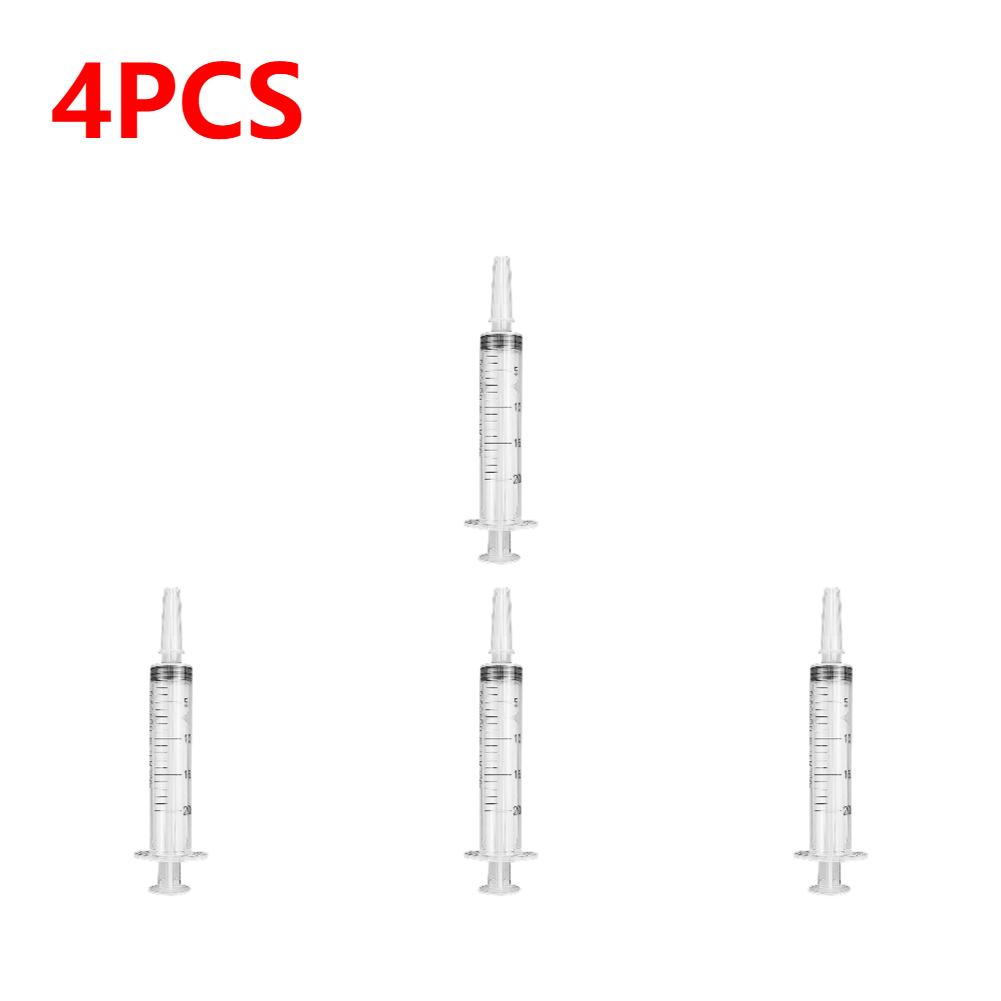 2-150ml Syringe Large Capacity With 100cm Hose Pump Measuring Washable Injector For Industrial Pet Food Feeding Oil Glue Fluid