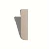 Versatile Zippered Pen Pouch - Desk Organizer for Pens, Markers & Makeup - Light Brown/Ivory