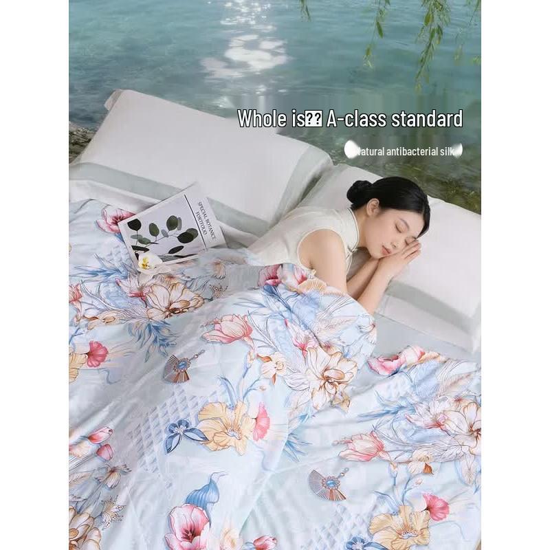 FUANNA Washable Tussah Silk Duvet
