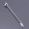 High Quality Waterproof Heart Rectangle Stainless Steel Extention/Tail Chain DIY Jewelry Making Supplies Metal Handmade Necklace