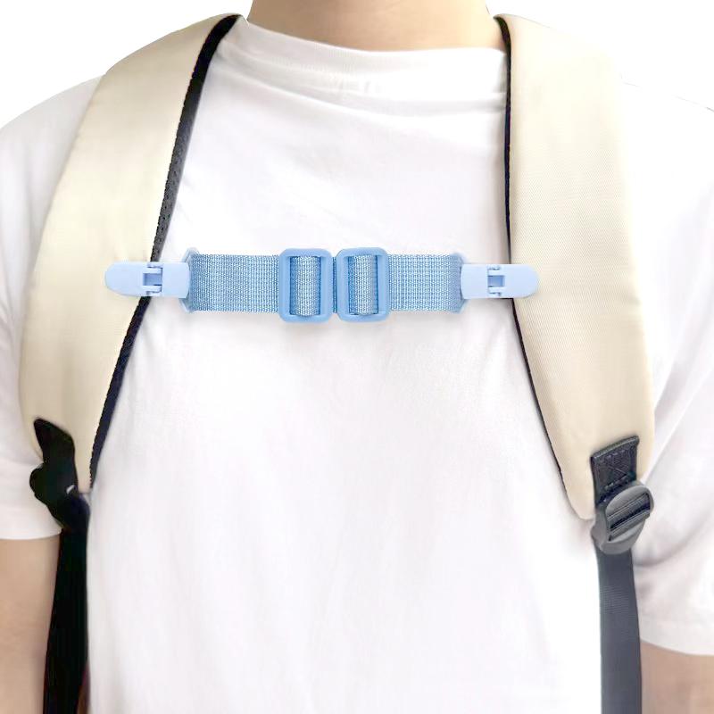 Buckle Clip Strap Adjustable Chest Harness Bags Backpack Shoulder Strap Webbing Anti-Slip Travel Luggage Baggage Band Belts