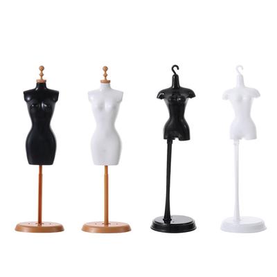 Tool Clothes Hanger Mini House Doll Dress Support Display Holder Hangers Mannequin Model Stand