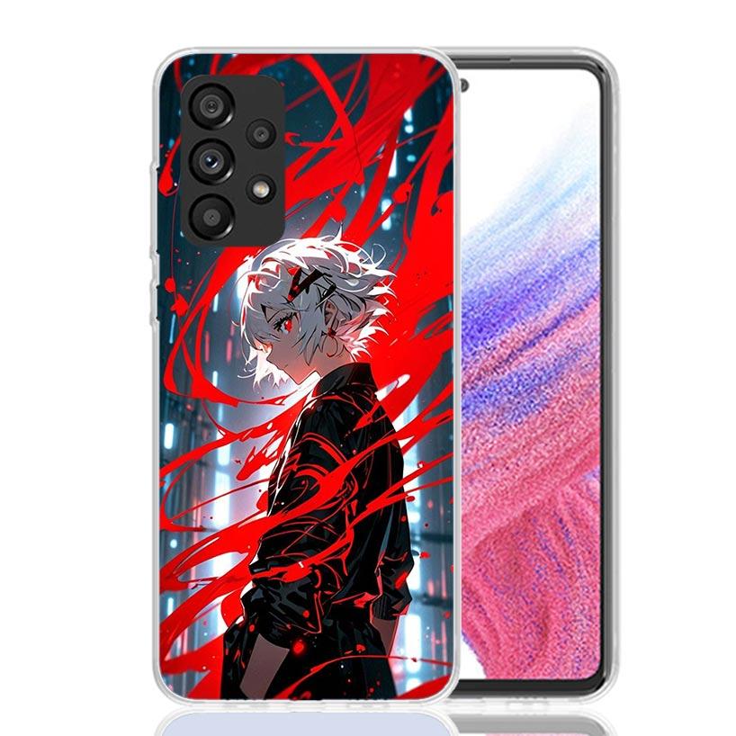 G-Ghoul Tokyo Touka Kirishima Phone Case for Samsung Galaxy A52 A51 A50S A12 A22 A32 A72 A10S A30S A31 A71 Note 20 Ultra 10 Plus