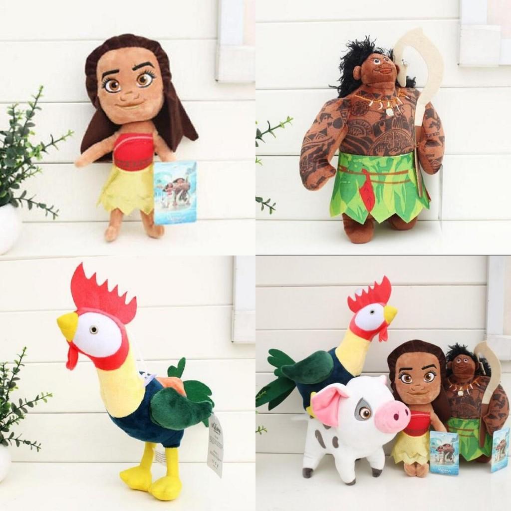 Premium Quality Movie Moana Maui Pua Heihei Plush Dolls For All Ages