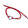 Sweetheart Red Cord Anklet: Simple Bestie Birthday Gift for Students & Girlfriends