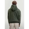 H M Loose Fit Printed Hoodie kHaki Green Five borougHs