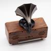 Retro Mini Double Gramophone Speaker – Bluetooth – 5.4 watt x 2