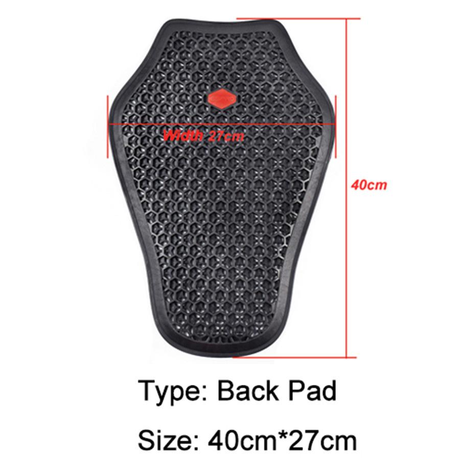 Erweiterter Nitrilkautschuk CE-geprüfter Motorrad-Rückenprotektor Pad-Einsatz Rüstung