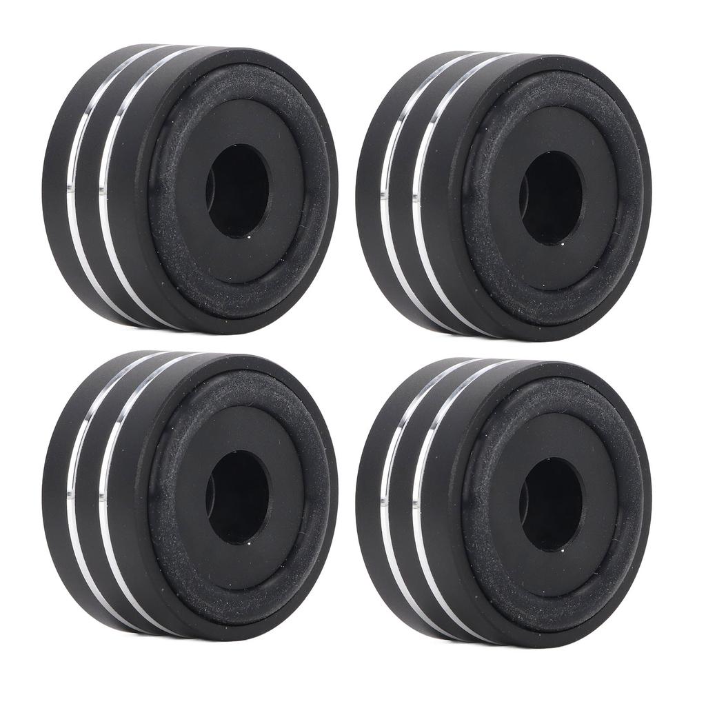 4Pcs Aluminium Alloy Speaker Shock Absorbing Feet Anti Slip Audio Equipment Isolation Feet