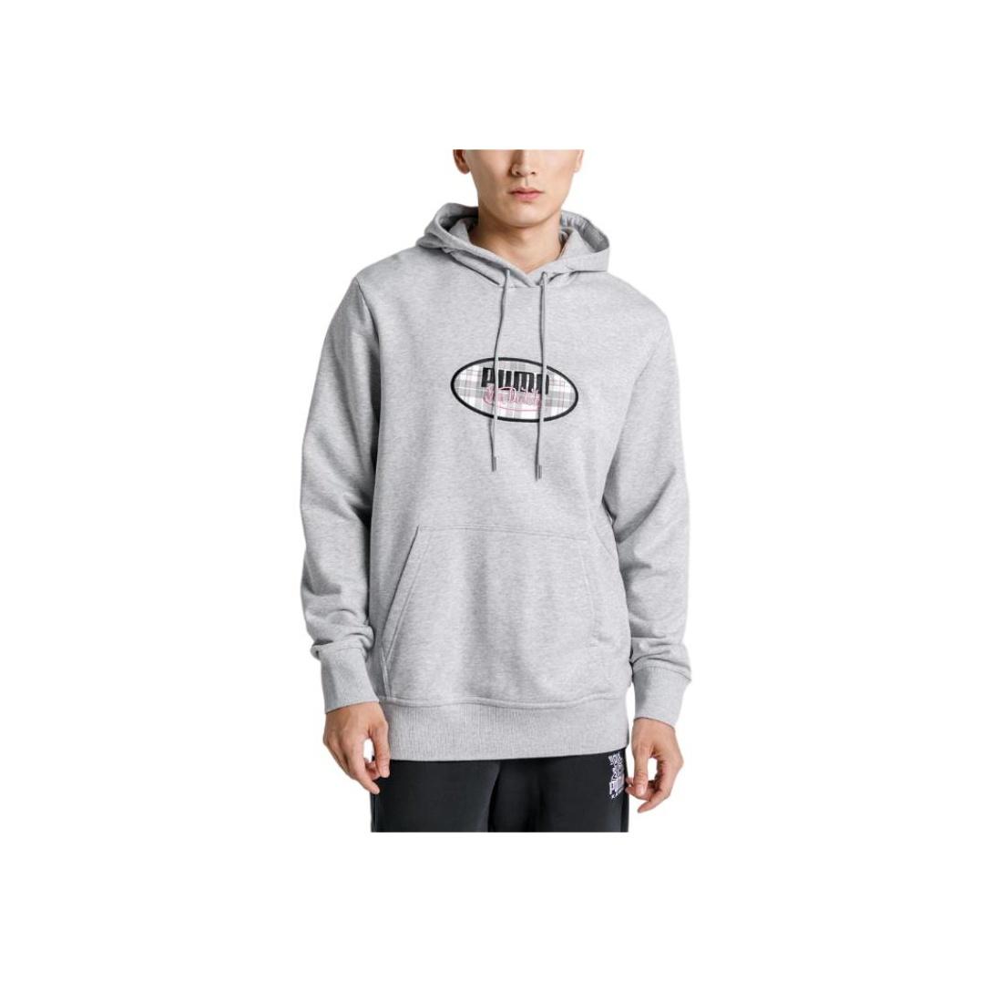 

Puma X Vd Collaboration Теплый Модный Универсальный Пуловер с Капюшоном Толстовка с Длинным Рукавом Мужская толстовка Серый 598323-04 XXS