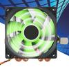 CPU Cooler Radiator Down Shot 4 Brass Heatpipe General Computer Fan (3pin without light)(Green )