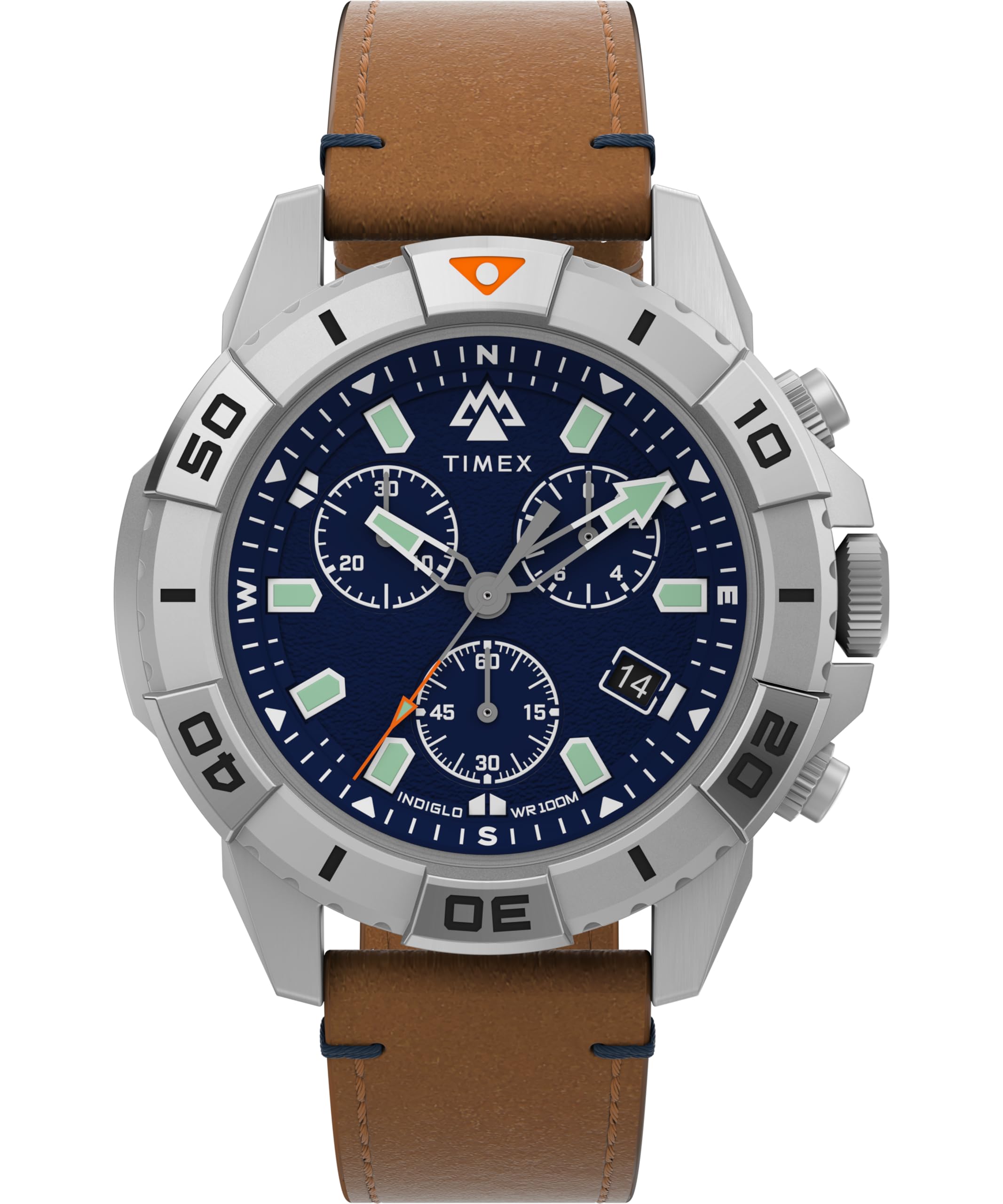 Expedition North Watch Quartz 10 ATM Water Resistant Mineral Glass Blue Dial TW2W16300 [TIMEX] Men s [Authentic] синий
