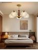 Retro American Chandelier: Versatile Living Room, Bedroom & Dining Lamp with Persimmon Design