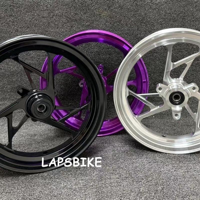 10*2.15-inch CNC Single Disc Brake Aluminum Wheel Motorcycle Front Rim For RSZ CUXi Niu Ninebot Universal Front Wheel Modified