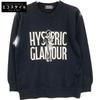 HYSTERIC GLAMOUR 02251CS04 Black SUPER SOUL SWEAT Tops S blackUsed
