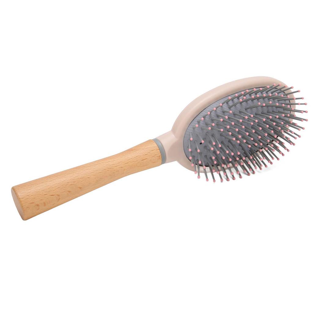 Wooden Paddle Brush Detangling Massage Scalp Brush for Thick Curly Thin Long Short Wet Dry Hair