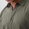 GAP Unisex Linen Blend Long Sleeve Shirt
