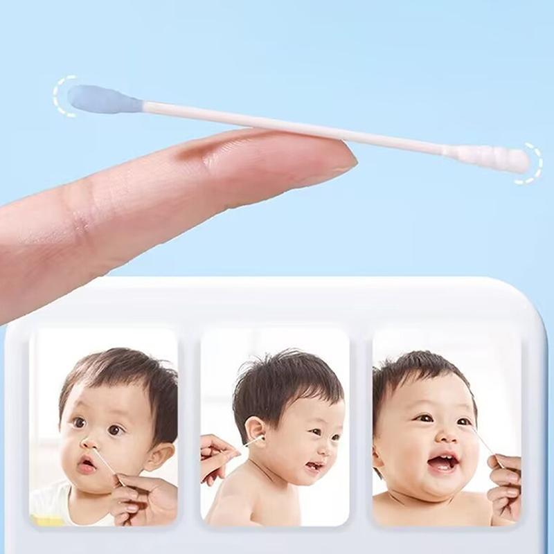 50/100Pcs Reusable Adhesive Ear Cleaning Tool – Sticky Ear Picks and Cotton Swabs for Safe and Effective Earwax Removal