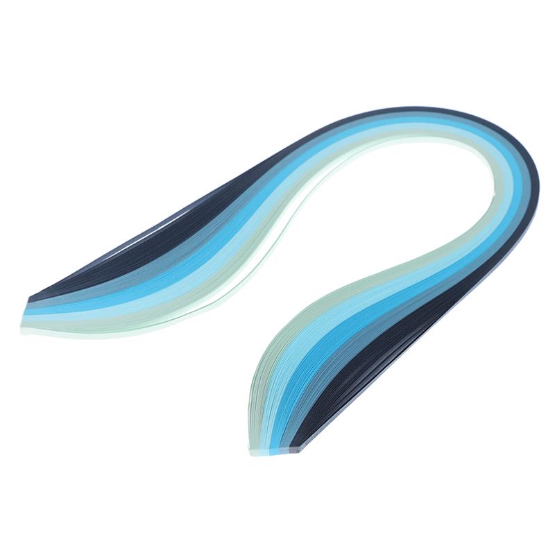 100 ks/sada Papírové quillingové proužky Sada 3 mm 39 cm Papír pro řemesla DIY Quillingový nástroj