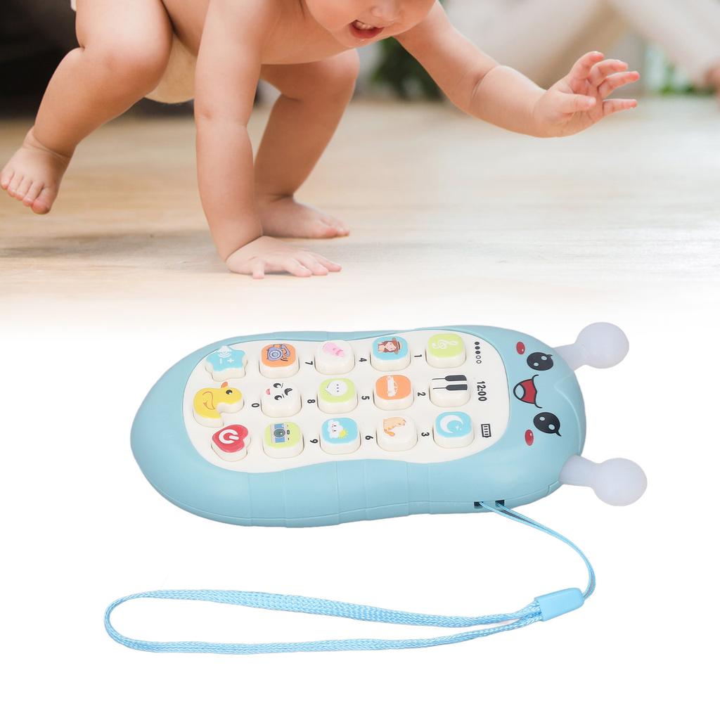 Music Phone Toy Volume Soft Wear Resistant Educational Music Teething Toy Gift