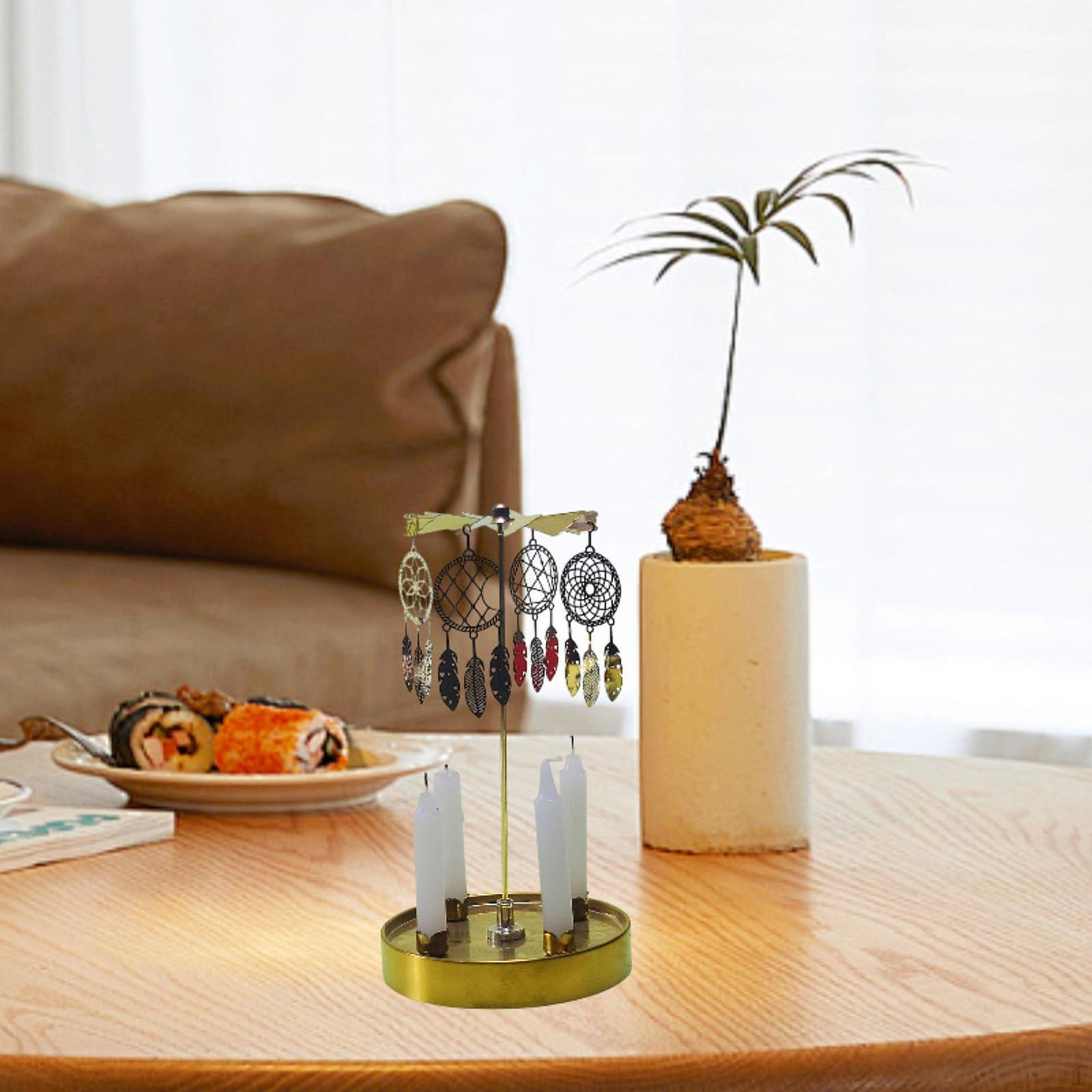 

Подсвечник с функцией вращения для семейных посиделок Dreamcatcher Hoop Decor