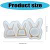 Silicone Molds Hollow Rabbits Molds Plasters Molds Casting Molds Ornament Molds Easters Rabbits Molds Baking Molds