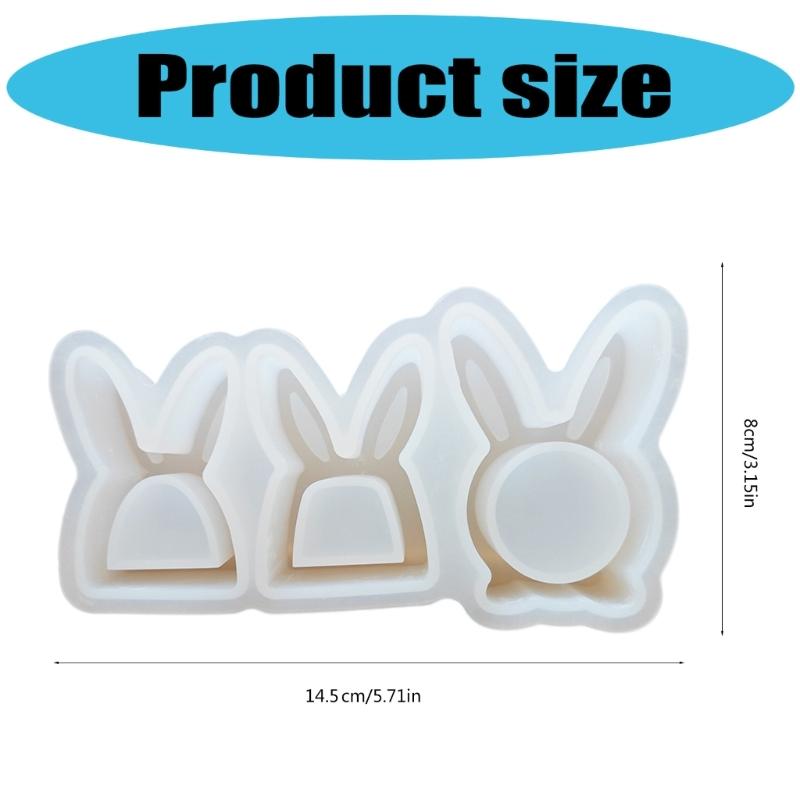 Silicone Molds Hollow Rabbits Molds Plasters Molds Casting Molds Ornament Molds Easters Rabbits Molds Baking Molds