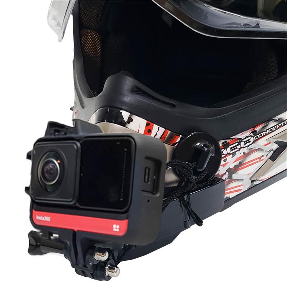 Motorcycle Helmet Chin Mount For GoPro Hero 10 9 8 7 Insta360 One R X5 X4 X3 X2