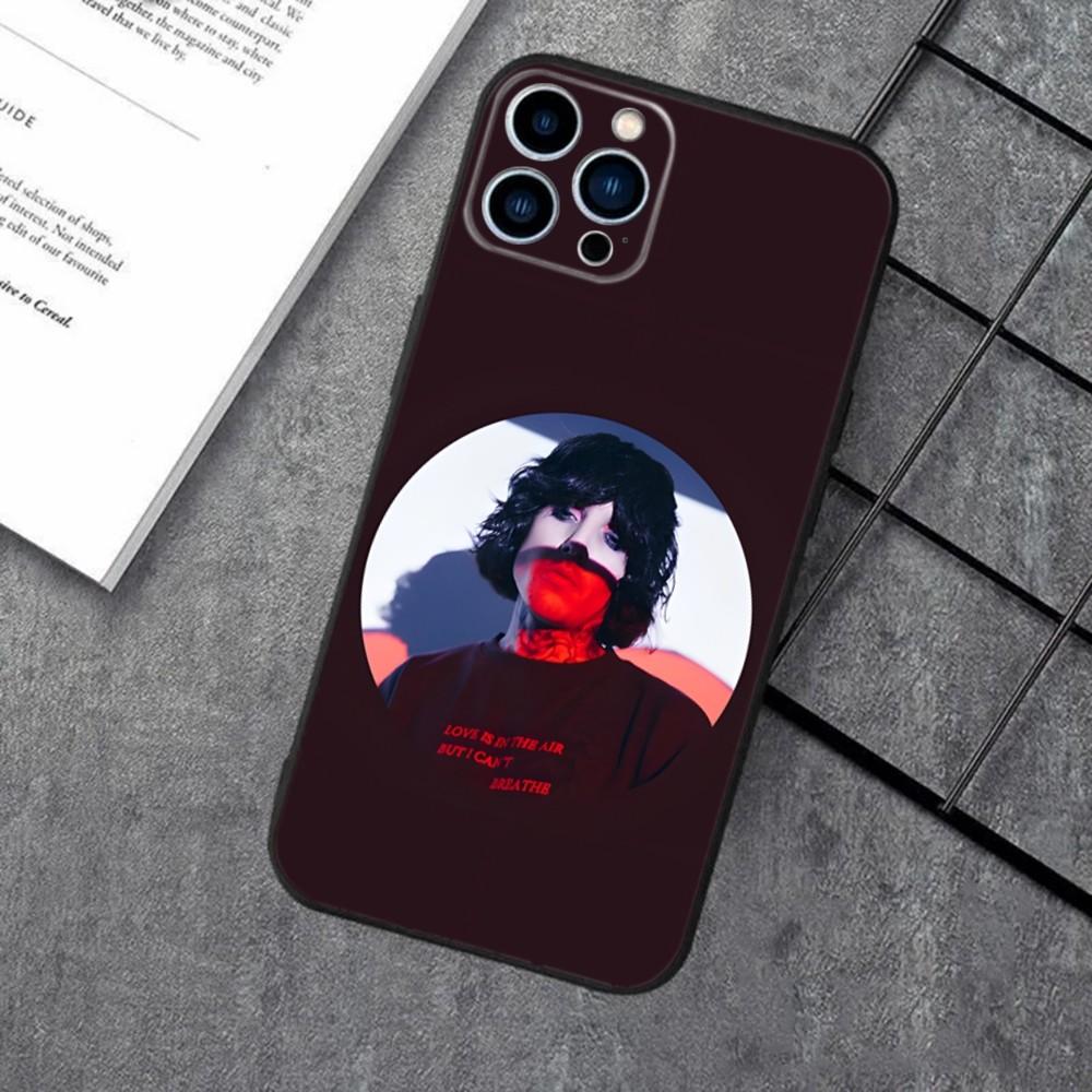 O-Oliver Sykes BMTH Phone Case For Apple iPhone 15,14,13,12,11,XS,XR,X,8,7,Pro,Max,Plus,mini Silicone Black Cover