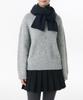 Musinsa Standard Plain Knit Scarf [Navy]