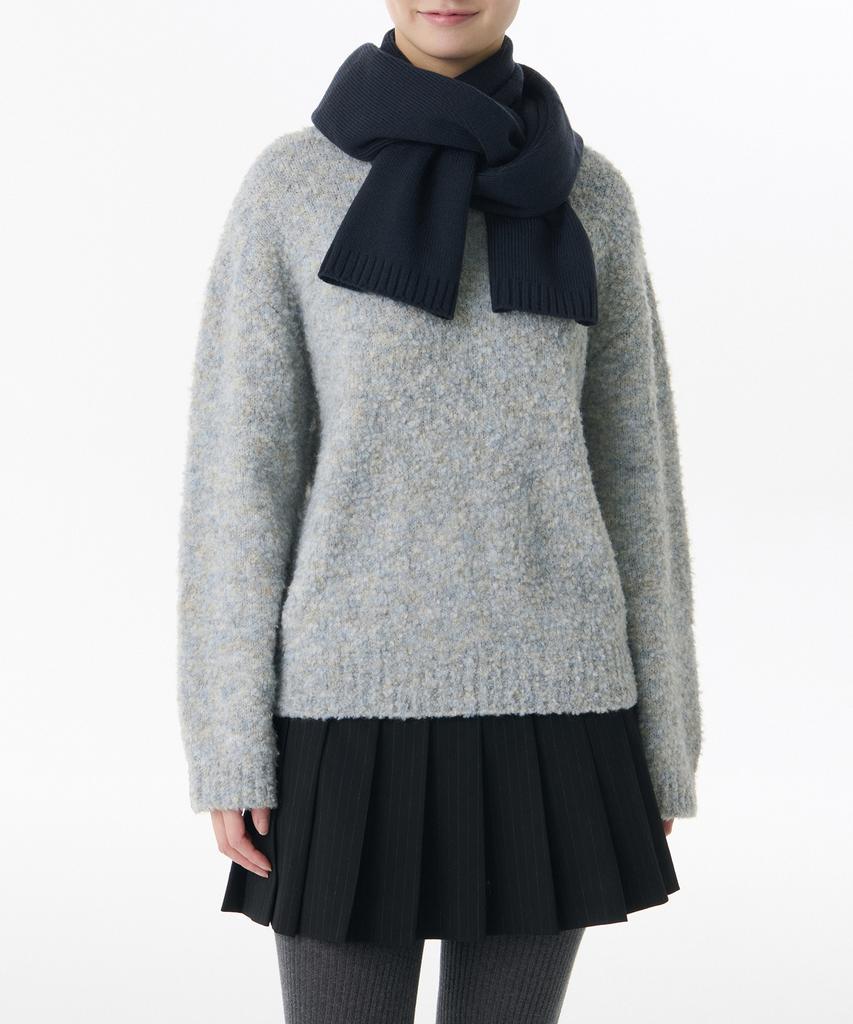 Musinsa Standard Plain Knit Scarf [Navy]