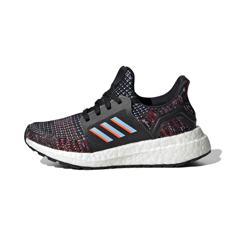 

Adidas Ultraboost 19 Fabric Comfortable And Trendy Breathable Low top Kids Running Shoes Gray Black Red EF0940 29