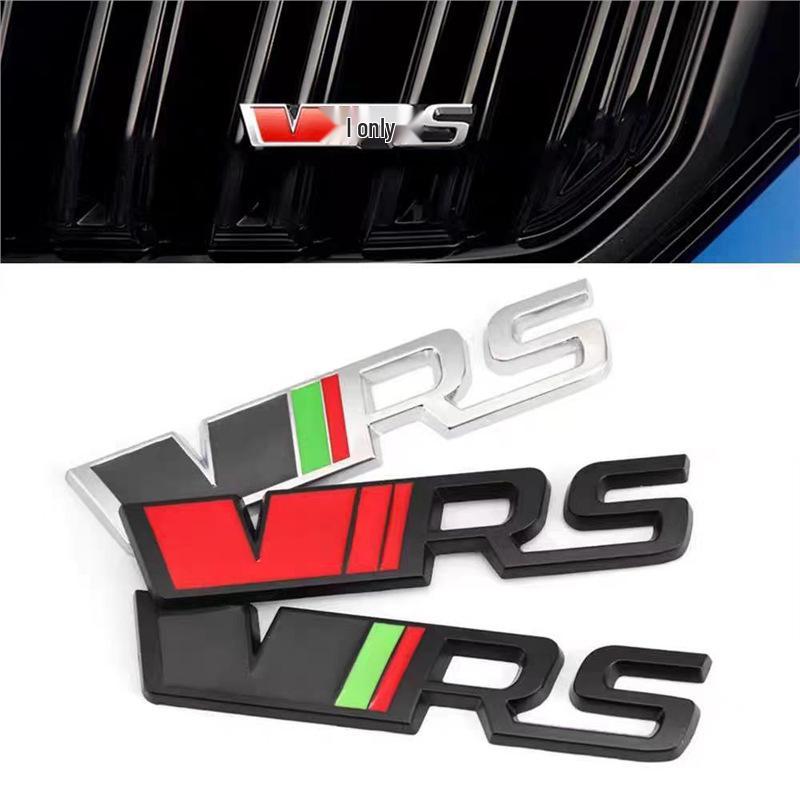 VRS Custom Metal Car Decal for Skoda Octavia/Fabia
