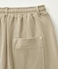 Seteo Cotton Elastic Waist Sweatpants Beige (Type A)
