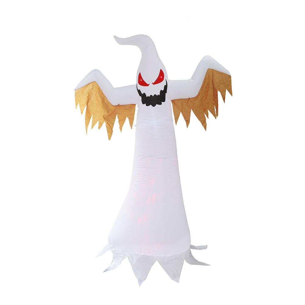 

Надувной светящийся призрак со светодиодной подсветкой, взорванная игрушка-призрак, модель фестиваля, ветрозащитный для Хэллоуина, декор для садовой вечеринки