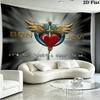 Bon Jovi Band Wall Tapestry Aesthetic Wall Hanging Printed Fabric Blanket Decorative Tapestries for Bedroom Living Room Home Decor