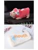 Silicone Animal Baby Bottle Set: Handmade Pig Outfit with Decompression Toy Model