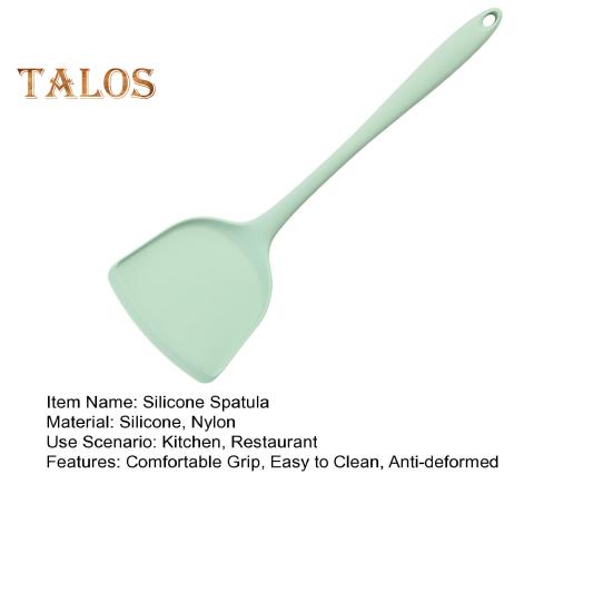 Silicone Spatula Wide Cookware Hanging Hole Design Practical Silicone Chinese Spatula Kitchenware Cooking Utensils