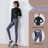 Women's High-End Yoga Suit: Quick-Dry Long Sleeve Jacket & Shark Pants for Running, Pilates, & Fitness