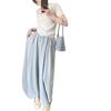 Casual Pod Pants Women's Summer New High Waist Loose and Thin Wide Leg Walking Pants Drape Versatile Grandma Pants