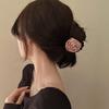 Non-Slip Satin Hair Claw Cute Ponytail Catch Strong Hold Princess Hairpin