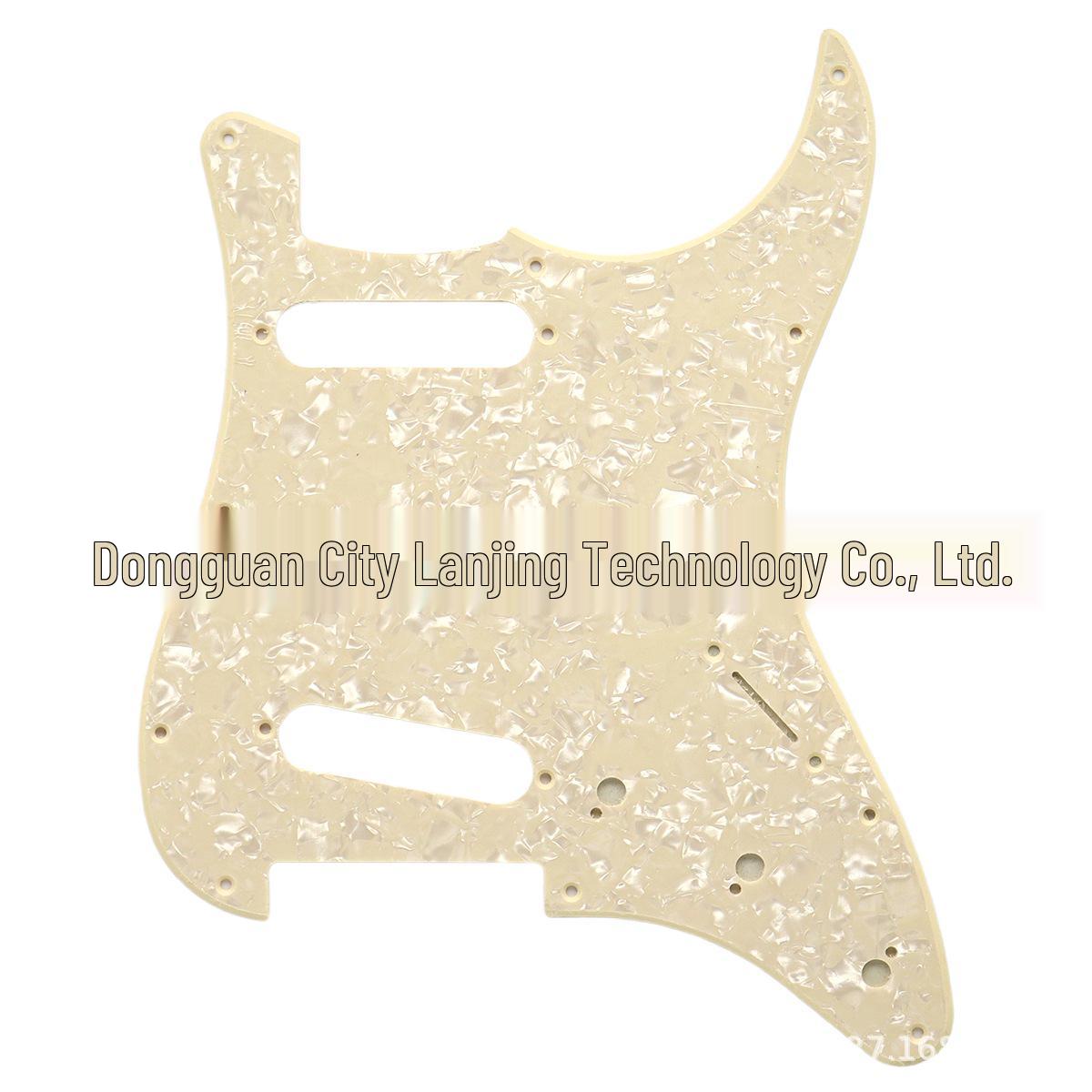 Передняя крышка-пикгард для электрогитары St Sq SSS с отверстием для указателя, 11-отверстий, однослойная