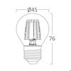 Ampoule LED G45 E27 4W 3000K 300° 470 lm