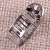 2pcs Stainless Steel Adjustable Worm Drive Hose Clamp Pipe Clip Tube Adapter 16-25mm