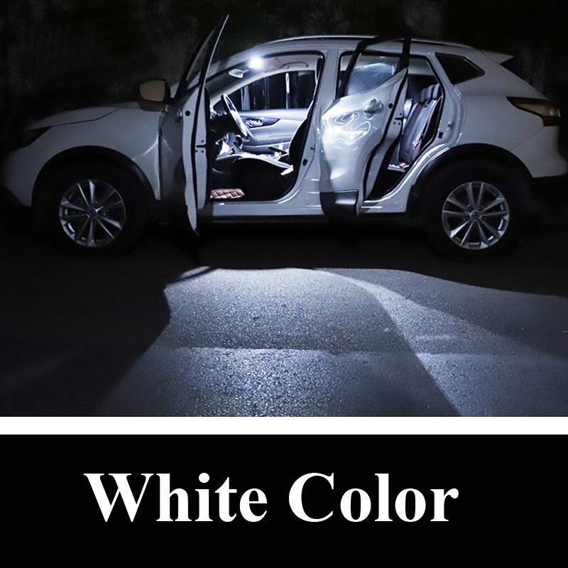 LED Interior Light Kit For Nissan Qashqai J10 J11 J12 X Trail T30 T31 T32 Kicks Juke Pathfinder R51 R52 Murano Patrol Y61 Y62
