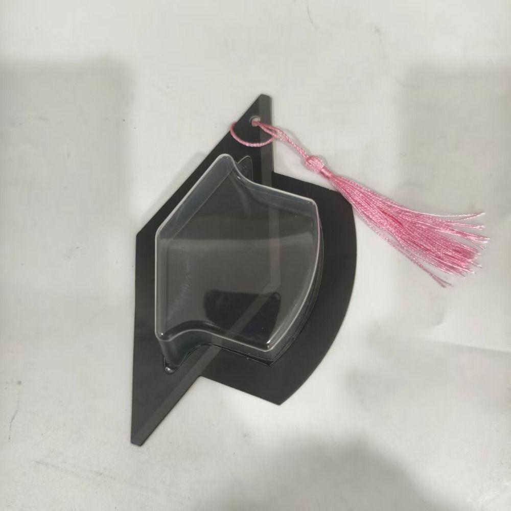 1/5/10PCS With Tassel Graduation Cap Candy Card Clear Greeting Card  Graduation Party