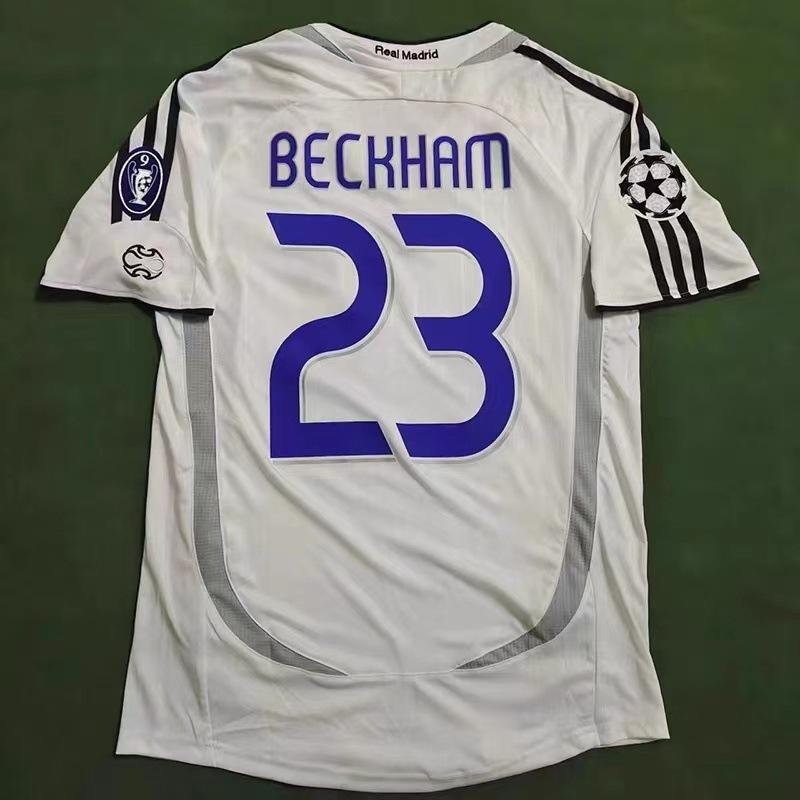 Vintage Jersey Football Uniform Classic Henry AC Ronaldo Rolca Beckham Jersey