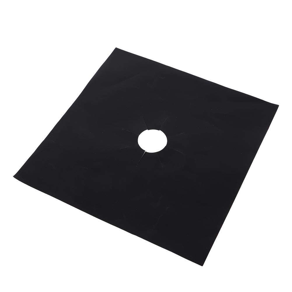 6 Pcs Set Reusable Fiberglass Gas Stove Protector Protective Mat Pad Kitchen Tool