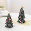 Christmas Festival Desktop Ornament - Resin Mini Christmas Tree Ideal Party Supplies & Cute Christmas Gifts for Holiday Decor